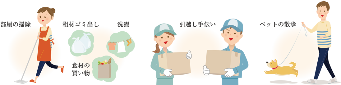 お手伝いメニュー
